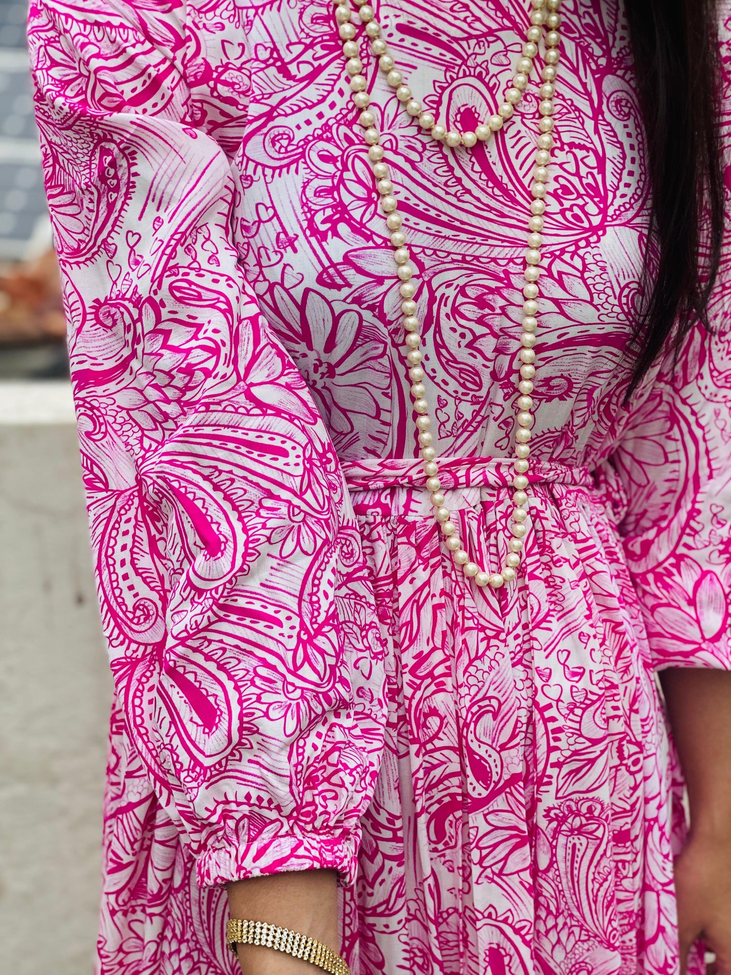 Arabic linen Turkish Frock
