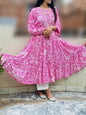 Arabic linen Turkish Frock